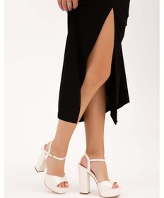 Resim Tamer Tanca Kadın Vegan Beyaz Sedef Abiye Ayakkabı 539 1980 Bn Ayk Y21 Beyaz Sedef 