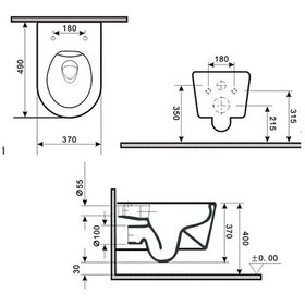 Resim Et-302S Altın Klozet 
