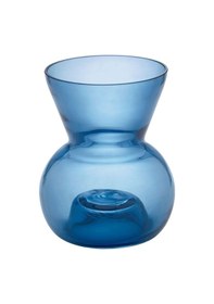 Resim Cam Vazo, Mavi, 12 Cm 12 x 22 CM 