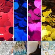 Resim 20Mm Kenar Delik Sequins 150 adet, 25Mm 100 adet Yuvarlak Kenar Delik Sequins, Etnik Kostüm Aksesuarları, Yaratıcı El Yapımı DIY Sequin Malzemeleri, DIY Takı Yapımı Malzemeleri, Çiçekli El Yapımı Dikiş Aksesuarları Çantalar, Perdeler, Elbiseler, Düğünler ve Festival Sahne Süslemeleri için Uygun. 
