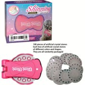 Resim 180 adet ve 360 adet Işıltılı Kristal Taşlar, Yapay Elmaslar, Bling Bling Araçları ile Uyumlu, Çeşitli El İşleri, Saç, Ayakkabı, Çanta, Giysi ve Çeşitli Süslemeler için Uygun 