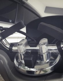 Resim Honda Pcx Gidon Poşet Askı Aparatı 2 ADET Siyah/Diğer Açık Gidonlu Motosikletlerle Uyumlu 