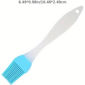 Resim Maxaccess Mavi Silikon Fırça Yüksek Isıya Dayanıklı Yemek Pişirme Fırçası 