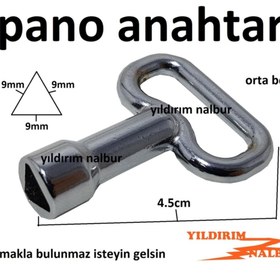 Resim Çeşitli Pano Anahtarı Orta Boy Dolap Anahtarı 9mm Sağlam 