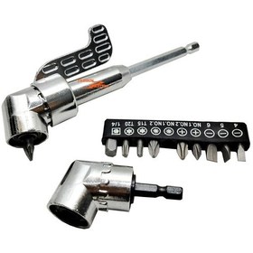 Resim Köşe Bits Uç Seti Yedekli Adaptörü Vidalama Köşe Aparat Sıkma Apa 