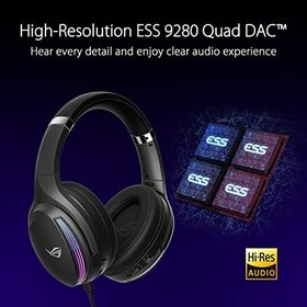 Resim Asus Rog Fusion II 500 Mikrofonlu Oyuncu Kulak Üstü Kablolu Kulaklık | TR Garanti 