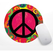 Resim Barış Peace Simgesi Mouse Pad 