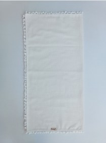 Resim özgürce Organik Pamuk Bebek Battaniyesi, Çift Taraflı, 86x86cm, Yumuşak ve Doğal 