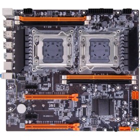 Resim Turbox X79-8D Sata Ddr3 1866 Mhz USB 3.0 Ses G.lan LGA2011 Çift Işlemcili Anakart 