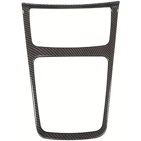 Resim Meridiangoods Mercedes W176 Cla C117 Gla X156 Karbon Fiber Desenli Orta Konsol Saklama Çerçevesi 