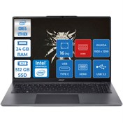 Resim ACER Aspire Lite 16 I5-1235U 24GB Ram 512GB SSD 16'' IPS Wuxga Fhd WIN11PRO AL1651PWP06 + Zettaçanta 