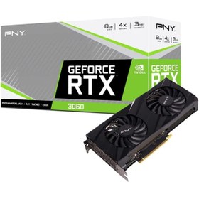 Resim PNY Geforce Rtx™ 3060 8gb Verto Dual Fan Edition Grafik Kartı 