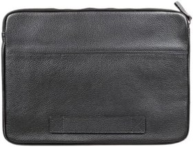 Resim PLM Awe 14 inç MacBook Ve Pc Uyumlu Deri Kılıf ERC1 Siyah 