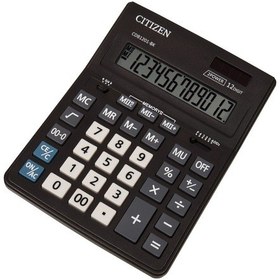 Resim Citizen CDB1201-BK Masa Tipi Büyük 12 Hane Hesap Makinesi 