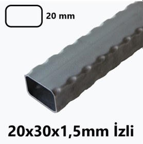 Resim İzli 2mt 20 X 30 X 1,5 Mm Kutu Profil Boru Metal 20x30x1,5 Demi 