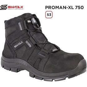 Resim Swolx İş Ayakkabısı - Proman-xl 750 S3 - 39 Siyah 