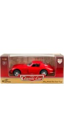 Resim Die Cast 1:32 Klasik Spor Çek Bırak Araba Kırmızı 