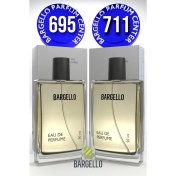 Resim Bargello Parfüm 695 Erkek Floral 50 Ml + 711 Erkek Fresh 50 Ml Edp 