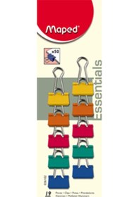 Resim Maped Kıskaç Klips Renkli 10'lu 19 MM 036102 