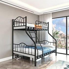 Resim Argimo İmaj 3 Kişilik Ebeveyn 3'lü Metal Siyah Ranza (90x190 + 140x190) 