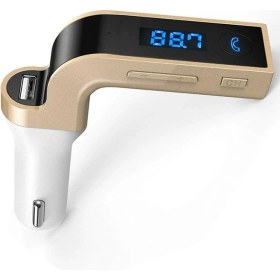 Resim Soillium Carg7 Fm Transmitter Oto Çakmaklık Şarj USB Girişli Araç Bluetooth Mp3 Çalar Cihazı 
