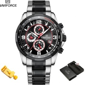Resim Hanyang Sb-Box Navıforce Paslanmaz Çelik Kayış Aydınlık Kol Saati Su Geçirmez Erkek Saat Lüks Moda Kuvars Izle Erkekler Relogio Masculino 2022 (Yurt Dışından) 