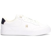 Resim Tommy Hilfiger Essentıal Chıc Court Snae Kırık Beyaz Kadın Sneaker 000000000102235602 Beyaz-mavı 