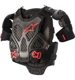 Resim Alpinestars A-6 Üst Gövde Koruma Siyah Kırmızı 