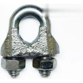 Resim Çelik Halat Bağlama Düğüm Klemens 13 mm 2’li Paket 