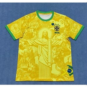 Resim Snapbuy 2025 Brezilya Futbol Forması Jesus Edition - Çabuk Kuruyan Unisex Spor Üstlavantaerkek Lavanta 