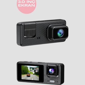 Resim Tek 1080p 3 Kameralı Araç Dvr -q301 Najmaddin 