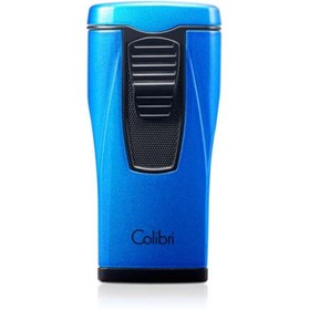 Resim Colibri Monaco 3 Jet Alev Puro Çakmak Metalik Mavi Lı880t8 