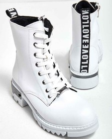Resim Bambi Beyaz Kadın Bot & Bootie K02703021109 