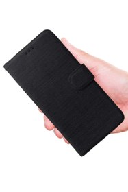 Resim UPEKA Samsung Galaxy A31 Kılıf Kumaş Desenli Cüzdanlı Standlı Kapaklı Kılıf 