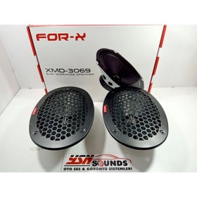 Resim For-X Oval Midrange – For-x 300w 150Rms Midrange Hoparlör – For-x XMD-3069 Prof Midrange 