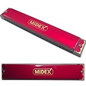 Resim Midex HN-24RD Kırmızı 24 Delikli Mızıka 