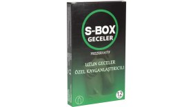 Resim S-Box Kayganlaştırıcılı Prezervatif 2'li Ekonomik Paket 