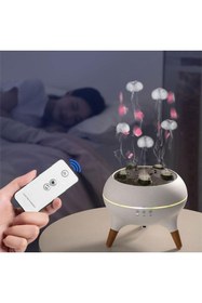 Resim Protonust 250 Ml Denizanası Hava Nemlendirici, LED Işık, Uzaktan kumanda, sis halkalı difüzör nemlendirici 