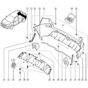 Resim Arka Tanpon Tamir Takımı Yeni Koleos 600381258R 