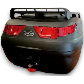 Resim Maxem 40 Lt Siyah Renk Motosiklet Arka Çanta 