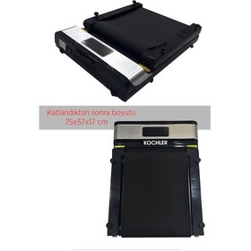 Resim Kochler Yürüyüş Makinesi Koşu Bandı Katlanabilir 