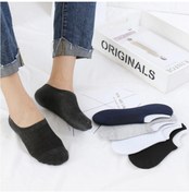 Resim çorapmanya 6 Çift Erkek Çok Renkli Bambu Görünmez (sneaker) Spor Ayakkabı Çorabı 