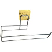 Resim Havluluk - Paslanmaz Çelik Gümüş Kaplama, Lavabo Ve Mutfak Kullanımına Uygun, Duvar Veya Tezgah Montajlı Havlu Tutacağı 