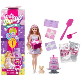 Resim Barbie Parti Paketi Minik Dostumun Doğum Günü Serisi JFG70 