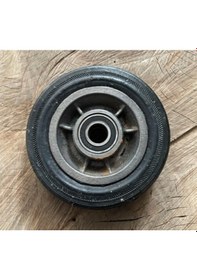 Resim Dmr 15cm Ağır Yük Taşıma Tekeri 600kg Döküm Teker El Arabası Tekeri 20mm 