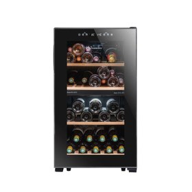 Resim La Sommeliere LS512ZBLACK Solo Şarap Dolabı, 50 Şişe Kapasiteli 