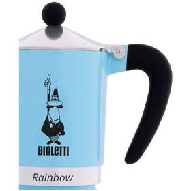 Resim Bialetti Rainbow Mavi Mokapot 3 Cup 