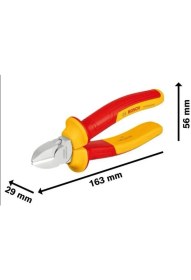 Resim Belle Fusion Mey Ithalat® Bosch Profesyonel Izoleli Yan Keski 160 mm 