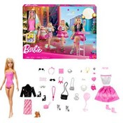 Resim Barbie Moda Bebek Tatil Advent Takvimi 24 Giyim ve Aksesuar JFL63 