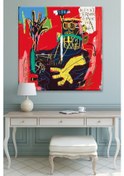 Resim After Jean Michel Basquiat Untitled Kanvas Tablo 40 x 40 a 